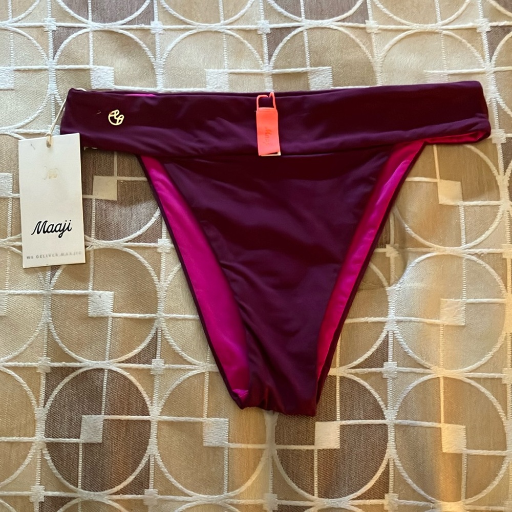 Maggi Purple and Pink Bikini Bottom
